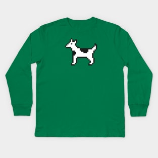 MacOS Vintage Dog Kids Long Sleeve T-Shirt